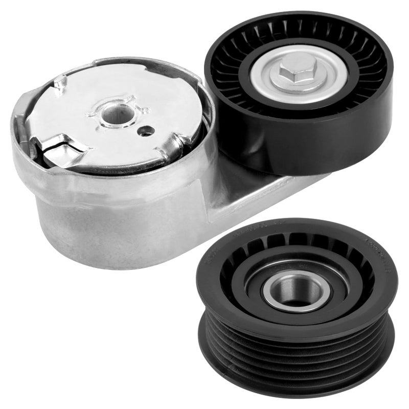 39282  38082 Drive Belt Tensioner with Idler Pulley Replacement for Chrysler Town  Country 20112016 Dodge Challenger Charger Durango Jeep Grand Cherokee Ram 1500 CV